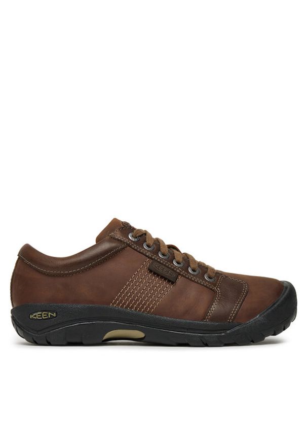keen - Keen Półbuty Austin 1007722 Brązowy. Kolor: brązowy. Materiał: skóra