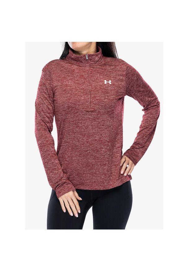 Bluza damska Under Armour UA Tech Twist 1/2 Zip. Kolor: czerwony. Sport: fitness