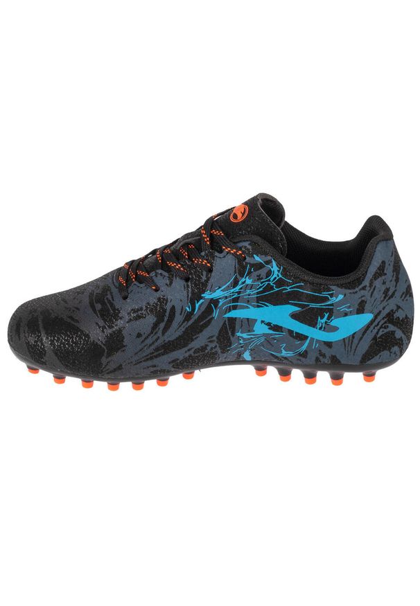 Buty piłkarskie dla dzieci Joma Copa Jr. Zapięcie: sznurówki. Kolor: czarny. Materiał: materiał, syntetyk. Szerokość cholewki: normalna. Sport: piłka nożna