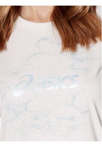 Asics Koszulka techniczna Nagino Graphic 2012C752 Écru Regular Fit. Materiał: syntetyk #5