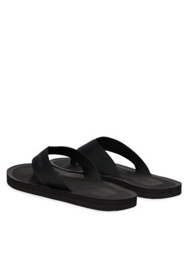 Calvin Klein Japonki Logo Webbing Strap HM0HM02106 Czarny. Kolor: czarny. Materiał: materiał