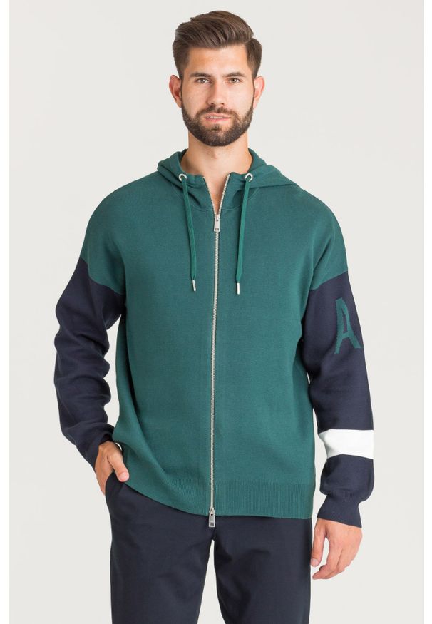 Sweter Armani Exchange z kapturem