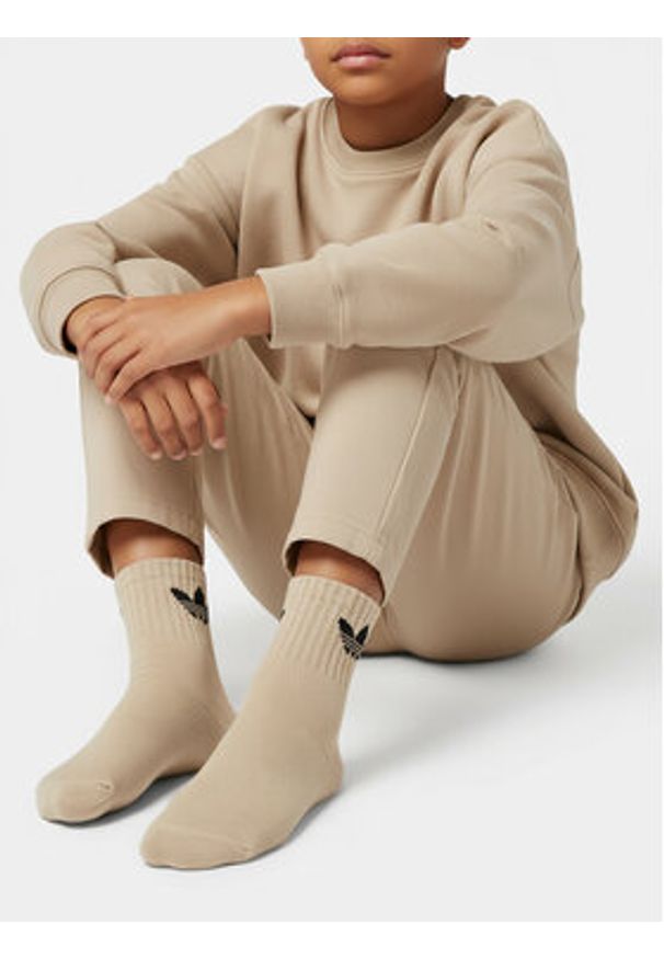 Adidas - adidas Skarpety długie JW2934 Kolorowy. Materiał: bawełna. Wzór: kolorowy