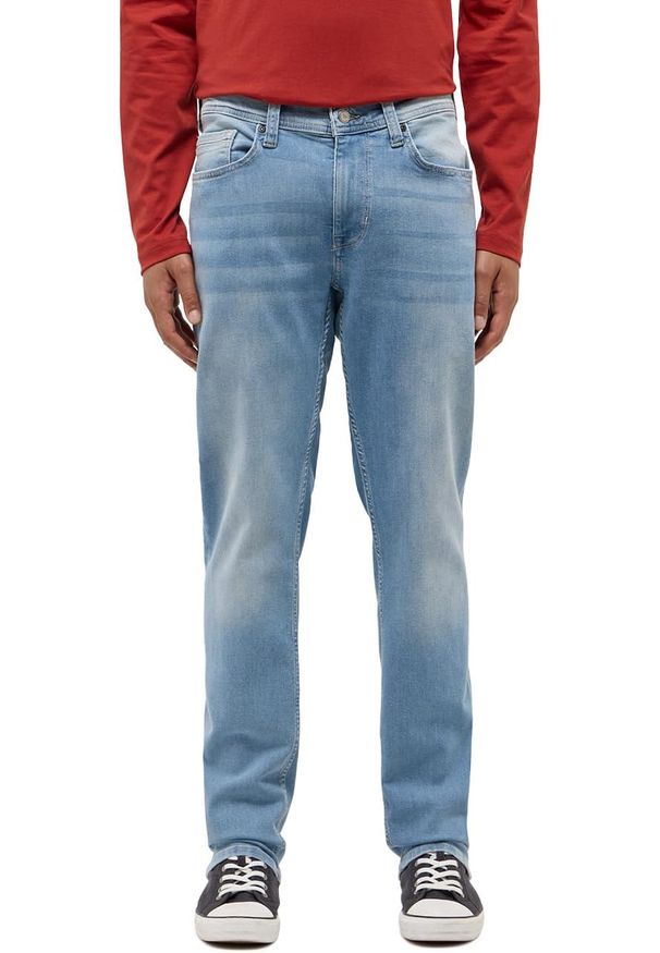 Męskie Spodnie Jeansowe Mustang Style Vegas Slim Denim Blue 1015495 5000 303