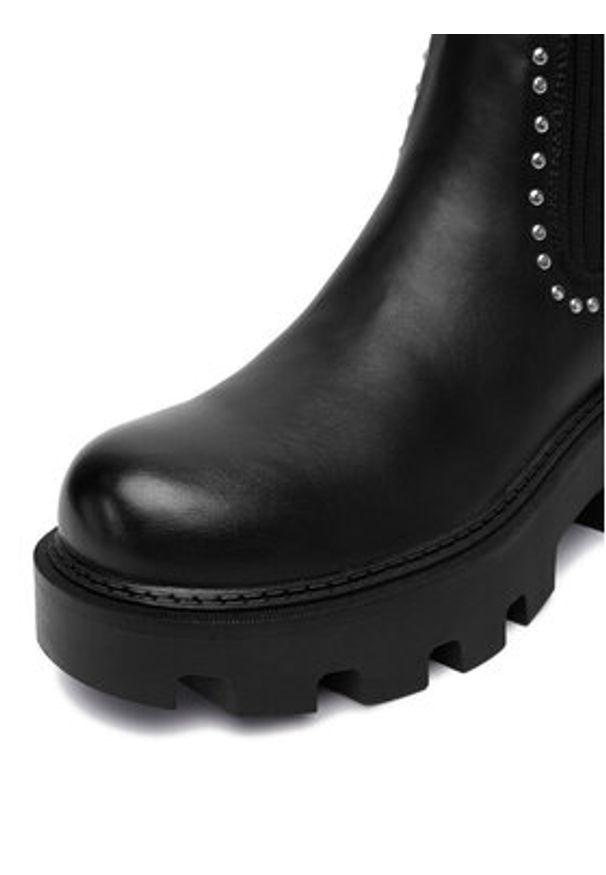 DeeZee Botki 67091-5 Czarny. Kolor: czarny. Materiał: materiał