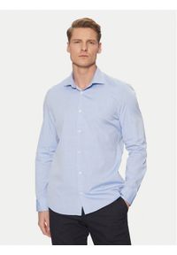 Marc O'Polo Koszula B21750442256 Błękitny Regular Fit. Typ kołnierza: polo. Kolor: niebieski. Materiał: bawełna #1