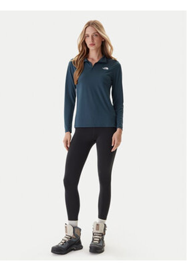 The North Face Koszulka techniczna Flex NF0A8BRQ Zielony Slim Fit. Kolor: zielony. Materiał: syntetyk