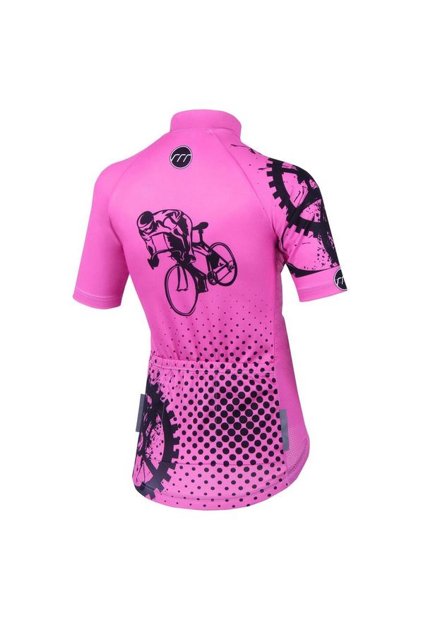 MADANI - Koszulka rowerowa damska madani. Kolor: różowy. Sport: kolarstwo