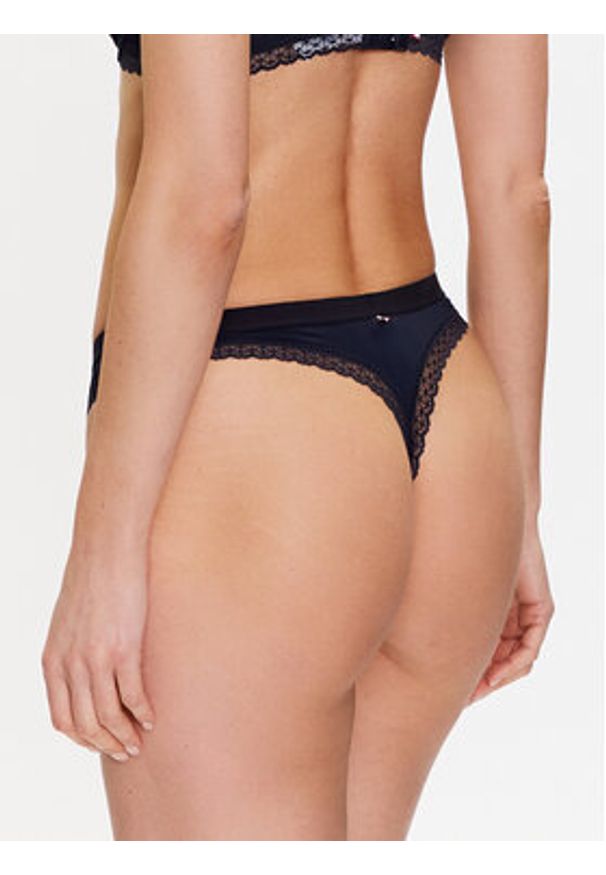 TOMMY HILFIGER - Tommy Hilfiger Biustonosz z fiszbiną UW0UW04546 Granatowy. Kolor: niebieski. Materiał: syntetyk