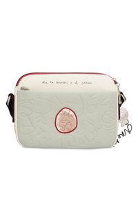 Szara Torebka Anekke Stylowa Listonoszka Damska. Kolor: szary. Wzór: aplikacja. Dodatki: z breloczkiem. Styl: elegancki #4