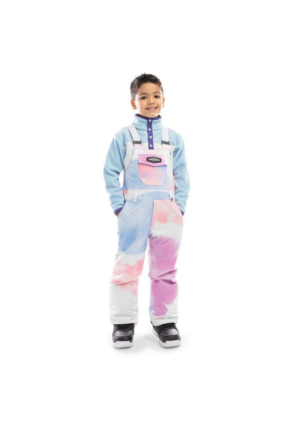 SIROKO - Chłopięce spodnie snowboardowe z szelkami Sporty zimowe Siroko KB1 Jazzy. Kolor: wielokolorowy. Sezon: zima. Sport: snowboard