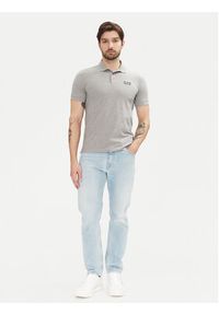 EA7 Emporio Armani Polo 8NPF14 PJVQZ 3905 Szary Regular Fit. Typ kołnierza: polo. Kolor: szary. Materiał: bawełna