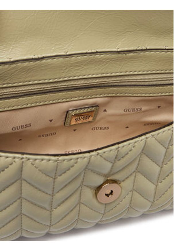 Guess Torebka Cheryl HWTQ97 20210 Zielony. Kolor: zielony. Materiał: skórzane