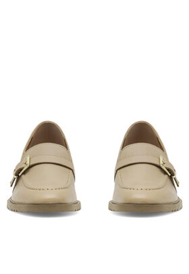 Lasocki Loafersy WB-MALMA-02 Beżowy. Kolor: beżowy. Materiał: skóra