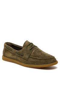 Clarks Mokasyny Clarkbay Go 26177502 Khaki. Kolor: brązowy. Materiał: skóra, zamsz #6