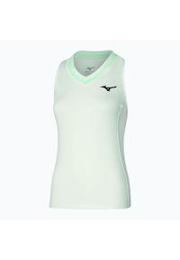 Damski tank top Mizuno. Kolor: biały. Sport: tenis #1
