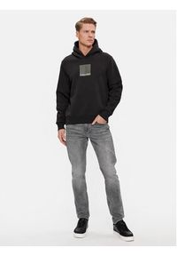 Calvin Klein Bluza Square Logo K10K111827 Czarny Regular Fit. Kolor: czarny. Materiał: bawełna, syntetyk #5