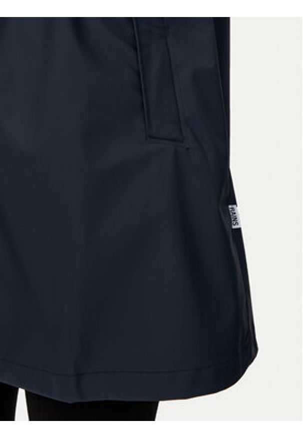 Rains Kurtka przeciwdeszczowa Unisex 18370 Granatowy Regular Fit. Kolor: niebieski. Materiał: syntetyk