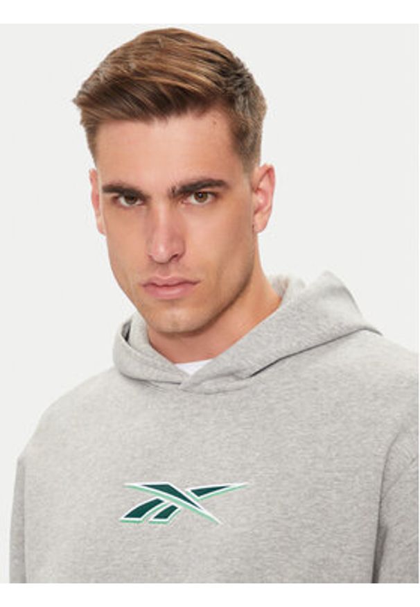 Reebok Bluza Classic Uniform 100075560 Szary Regular Fit. Kolor: szary. Materiał: bawełna, syntetyk