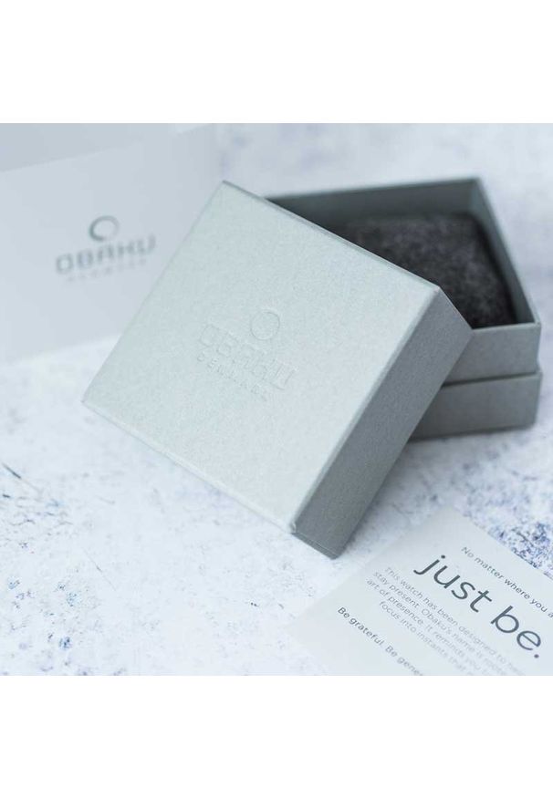 Zegarek OBAKU Zegarek damski Obaku Denmark V299LXGWMG-EJBGW+BRANSOLETA złoty. Kolor: złoty