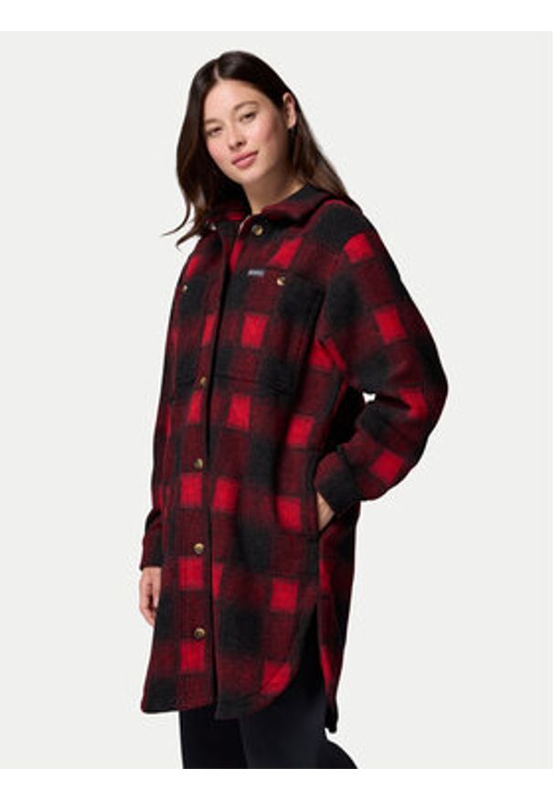 columbia - Columbia Kurtka przejściowa Wildest Venture™ 2136171 Bordowy Loose Fit. Kolor: czerwony. Materiał: syntetyk
