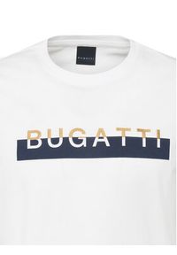 Bugatti T-Shirt 8350-75043C Biały Regular Fit. Kolor: biały. Materiał: bawełna #3