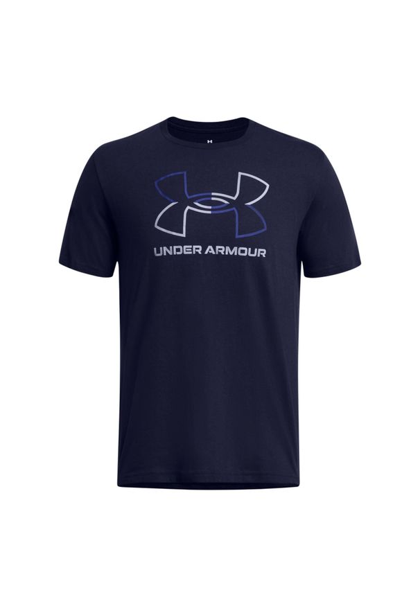 Koszulka Under Armour GL Foundation Update. Kolor: niebieski, wielokolorowy, biały. Materiał: poliester, bawełna. Sport: fitness
