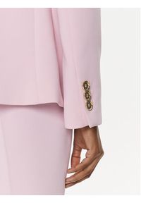 Pinko Marynarka 100180 A14I Różowy Regular Fit. Kolor: różowy. Materiał: syntetyk