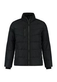 Jack Wolfskin - Wodoodporna Zimowa Kurtka Kjelvik Igor dla Mężczyzn - Czarna. Kolor: czarny. Sezon: zima. Sport: turystyka piesza