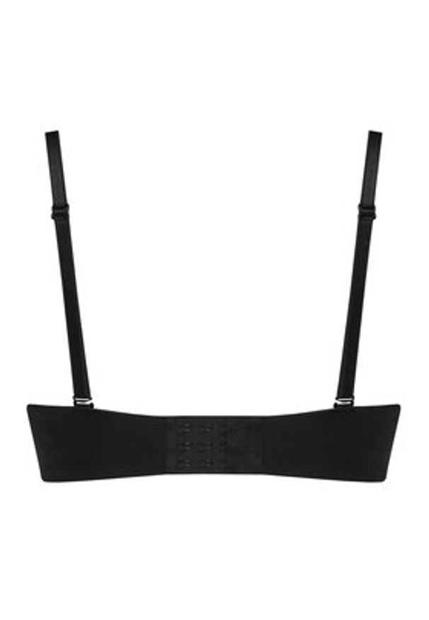 BOSS Biustonosz bardotka 50535806 Czarny. Kolor: czarny. Materiał: syntetyk