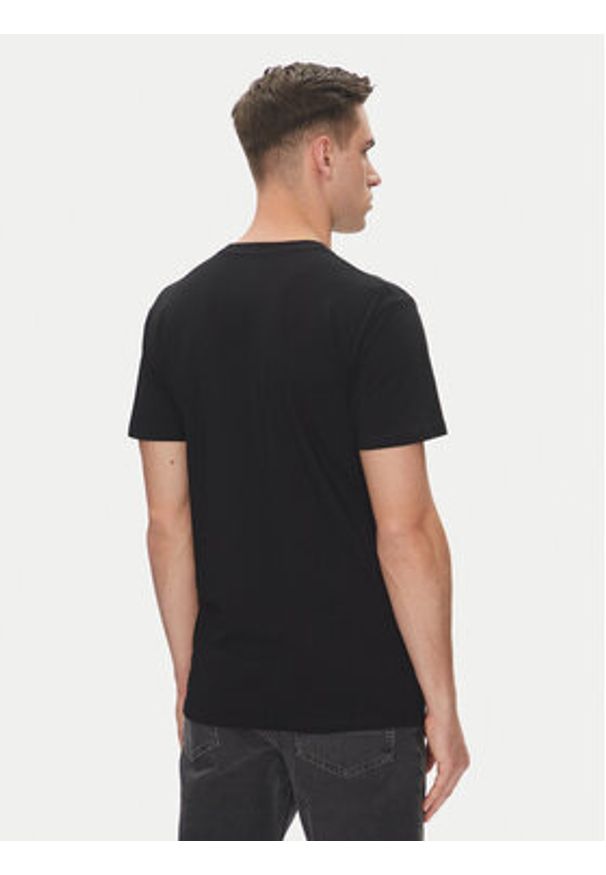 Etnies T-Shirt Slb 4130003757 Czarny Regular Fit. Kolor: czarny. Materiał: bawełna