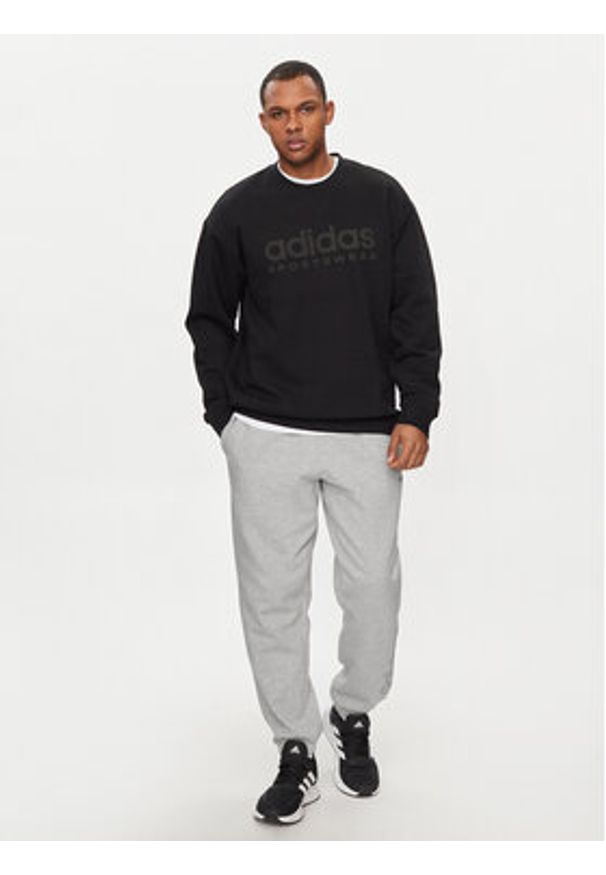 Adidas - adidas Bluza ALL SZN Fleece Graphic IW1190 Czarny Regular Fit. Kolor: czarny. Materiał: bawełna