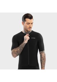 SIROKO - Mężczyzna Kolarstwo Męska ultralekka koszulka rowerowa SRX PRO HighTech Czarn. Kolor: czarny. Materiał: nylon. Sport: kolarstwo #1