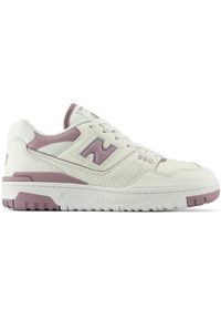 Buty damskie New Balance BBW550AK – beżowe. Kolor: beżowy. Materiał: skóra. Szerokość cholewki: normalna