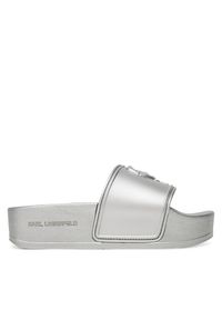 Karl Lagerfeld - Klapki KARL LAGERFELD. Kolor: srebrny