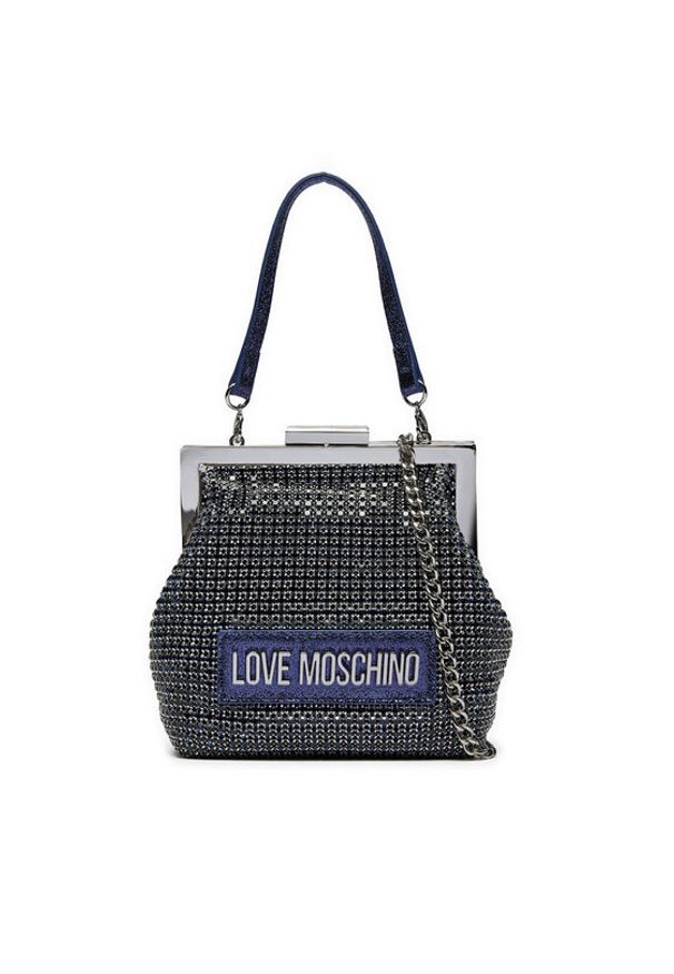 Love Moschino - LOVE MOSCHINO Torebka JC4043PP1LLP176A Granatowy. Kolor: niebieski