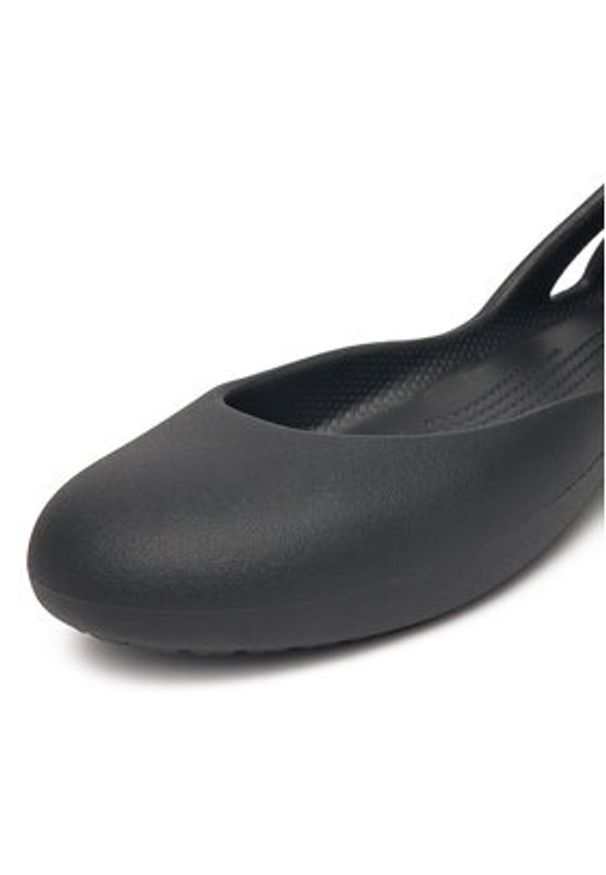 Crocs Baleriny KADEE FLAT BLK 210833-001 Czarny. Kolor: czarny