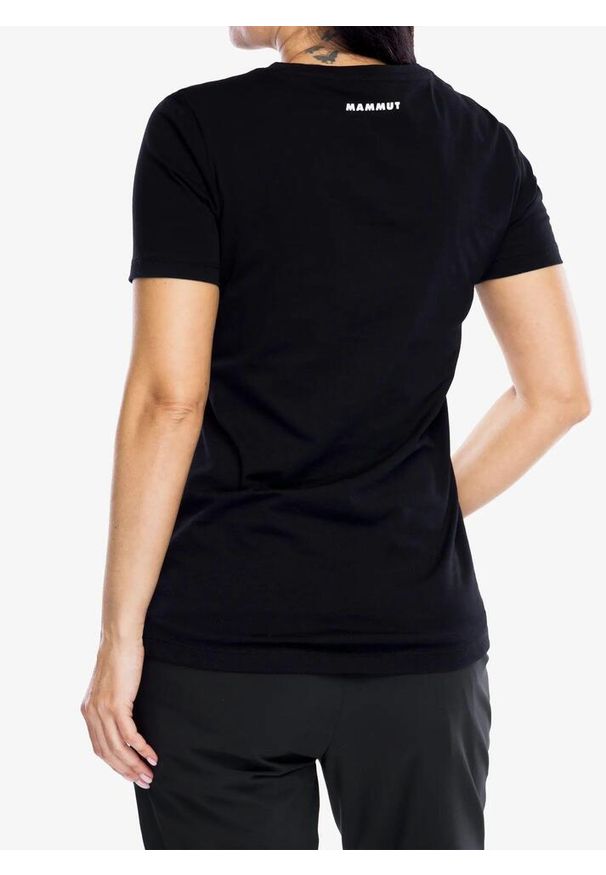 Koszulka bawełniana damska Mammut Core T-Shirt Classic. Kolor: czarny. Materiał: bawełna