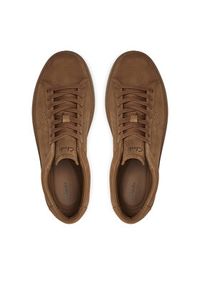 Clarks Sneakersy Craft Swift 26176130 Brązowy. Kolor: brązowy. Materiał: skóra