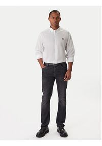 Karl Lagerfeld - KARL LAGERFELD Koszula 605912 561600 Biały Regular Fit. Typ kołnierza: dekolt w karo. Kolor: biały. Materiał: bawełna #2