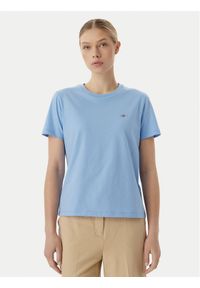GANT - Gant T-Shirt 4200200 Niebieski Regular Fit. Kolor: niebieski. Materiał: bawełna #1