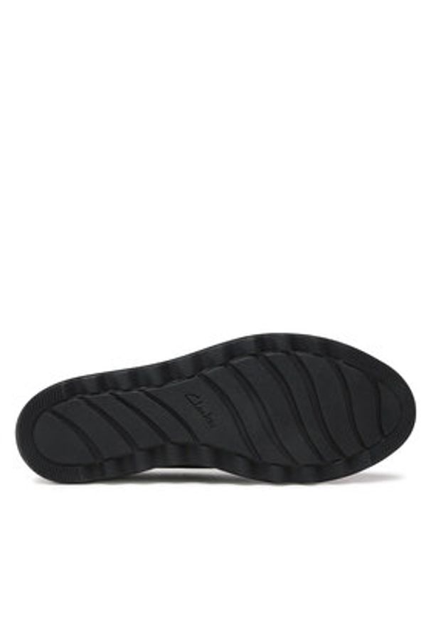 Clarks Lordsy Sharon Gracie 261568164 Czarny. Kolor: czarny. Materiał: skóra