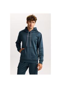 ROUGH RADICAL - Męska bluza dresowa Rough Radical Dynami Pro Hoodie Men. Kolor: niebieski. Materiał: dresówka. Sport: fitness