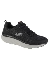 skechers - Buty do chodzenia męskie Skechers Dlux Walkerpensive. Kolor: szary. Sport: turystyka piesza