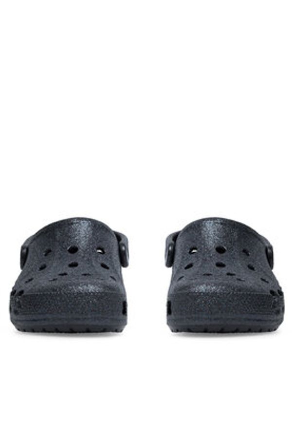 Crocs Klapki BAYA GLITTER CLOG 205925-001 Czarny. Kolor: czarny. Materiał: syntetyk