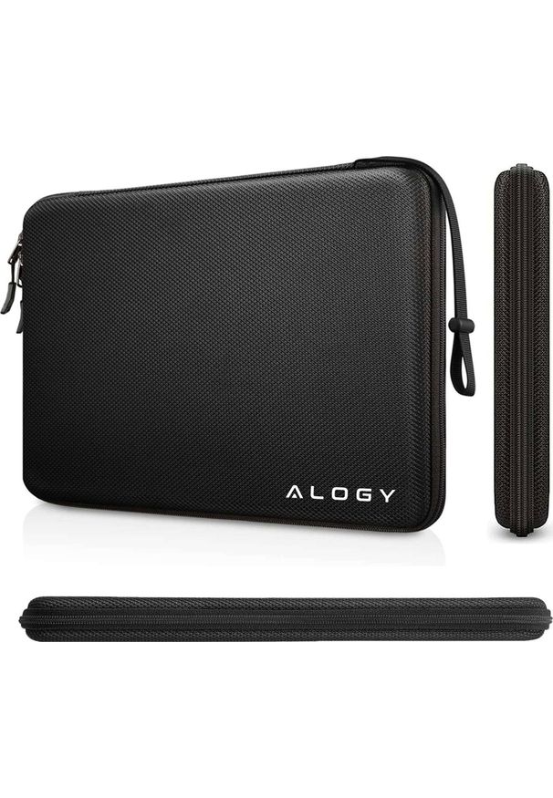 Torba Alogy Torba na laptopa do MacBooka Air Pro 13.3" Alogy Hard Foam Bag etui ochronne teczka 13-14" Czarna. Kolor: czarny