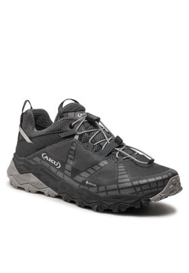 Aku Trekkingi Flyrock Gtx GORE-TEX 698 Czarny. Kolor: czarny. Materiał: skóra. Technologia: Gore-Tex. Sport: turystyka piesza
