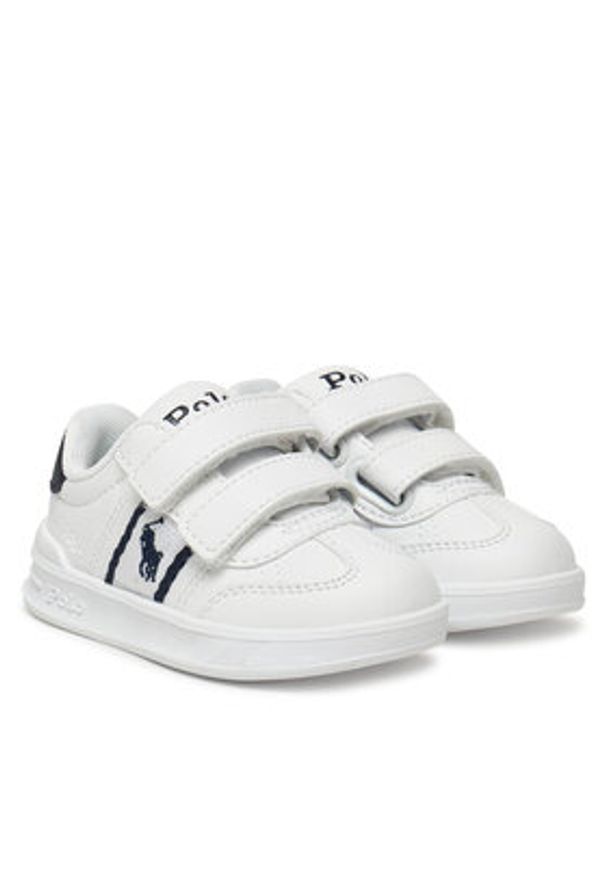 Polo Ralph Lauren Sneakersy Heritage Court III RL02068112 Biały. Kolor: biały. Materiał: skóra