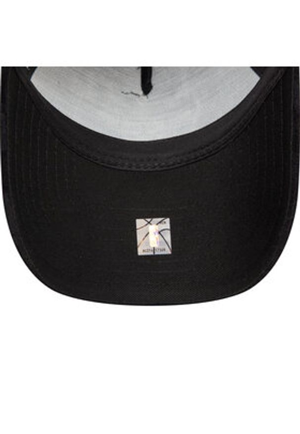 New Era Czapka z daszkiem Chicago Bulls Tonal Check 60595264 Czarny. Kolor: czarny. Materiał: materiał, poliester