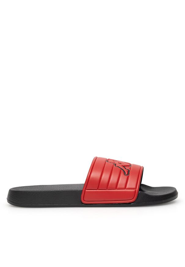 Kappa Klapki SS24-M1 Czerwony. Kolor: czerwony. Materiał: syntetyk